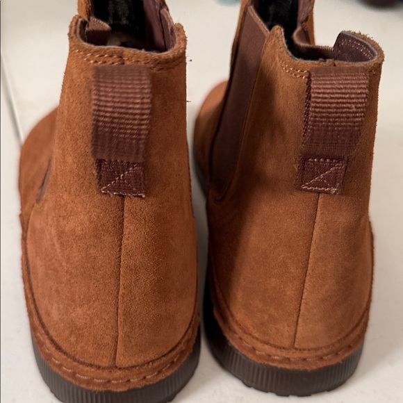 Chaco Women's Suede Ankle Booties - Chestnut - Picture 4 of 8